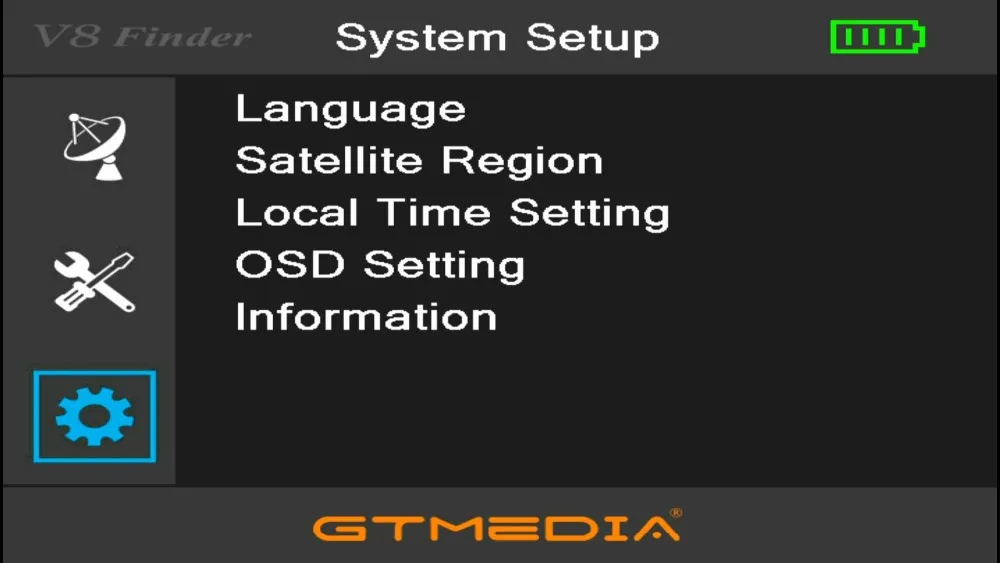 GTmedia V8 Finder метр Цифровой спутниковый Finder HD DVB-S2/S2X ACM высокой четкости 3," ЖК-дисплей с батареей 3000 мАч LNB Sat finder