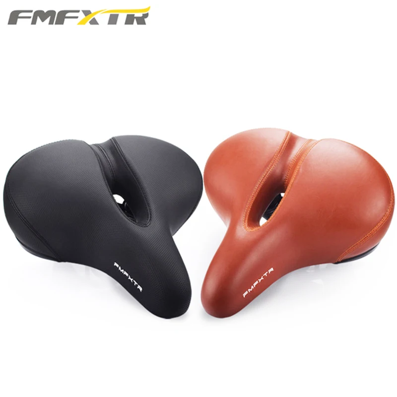

FMFXTR Mountain bike comfort long distance saddle cushion soft thickened sponge increase wide electric bicycle seat cushion