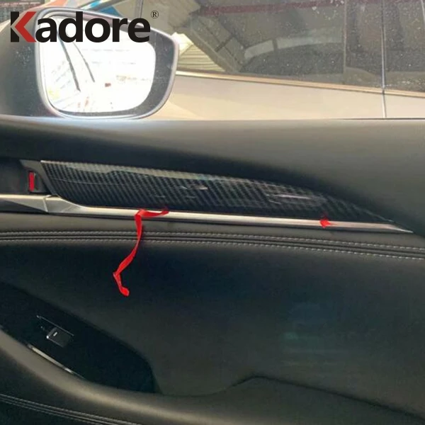 Для Mazda 6 Atenza 2019 2020 аксессуары для интерьера из углеродного волокна внутренняя