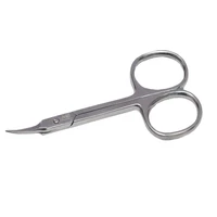 pointed arc scissors manicure scissor trimming nose hair nail dead skin remover salon nail curved scissors