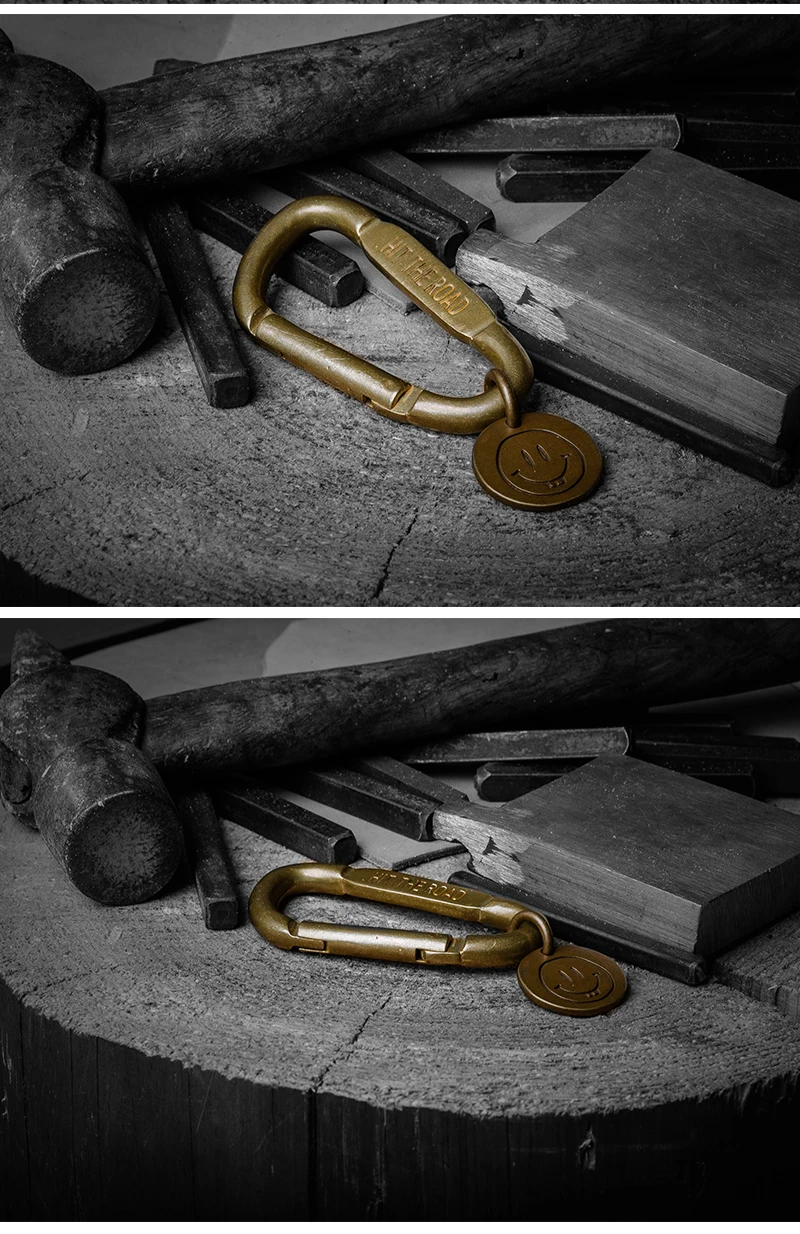 Coppertist. wu быстро открывающаяся застежка латунный декоративный узор Карабин коготь крюк брелок подвеска