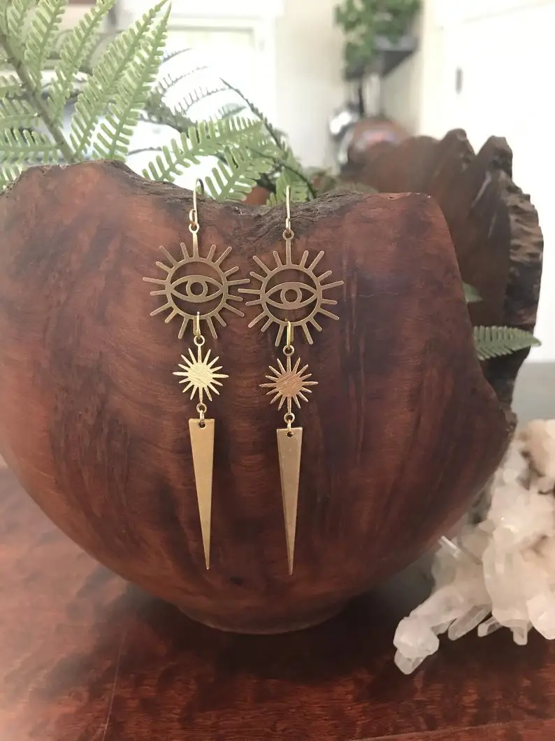 

All Seeing Eye Earrings,Wanderlust Jewelry