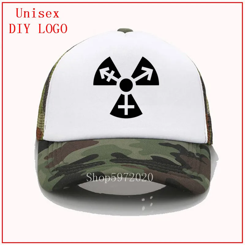 Черная футболка с символом транс-излучения векторные кепки-тракеры для мужчин и