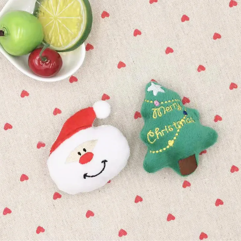 10pcs/lot DIY Handmade Cute chrismas dolls Padded Patches Appliques For Clothes Sewing Supplies Hair Decoration | Дом и сад