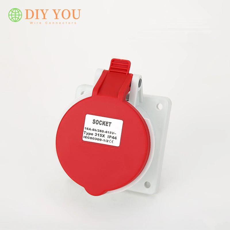 16A 5 Pin IP44 220V-415V 3P + E N мужской/женский водонепроницаемый Электрический разъем