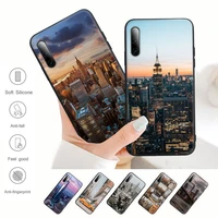 nyc new york city phone case for redmi note 6 8 9 10 pro 10 9s 8t 7 5a 5 4 4x silicone cover