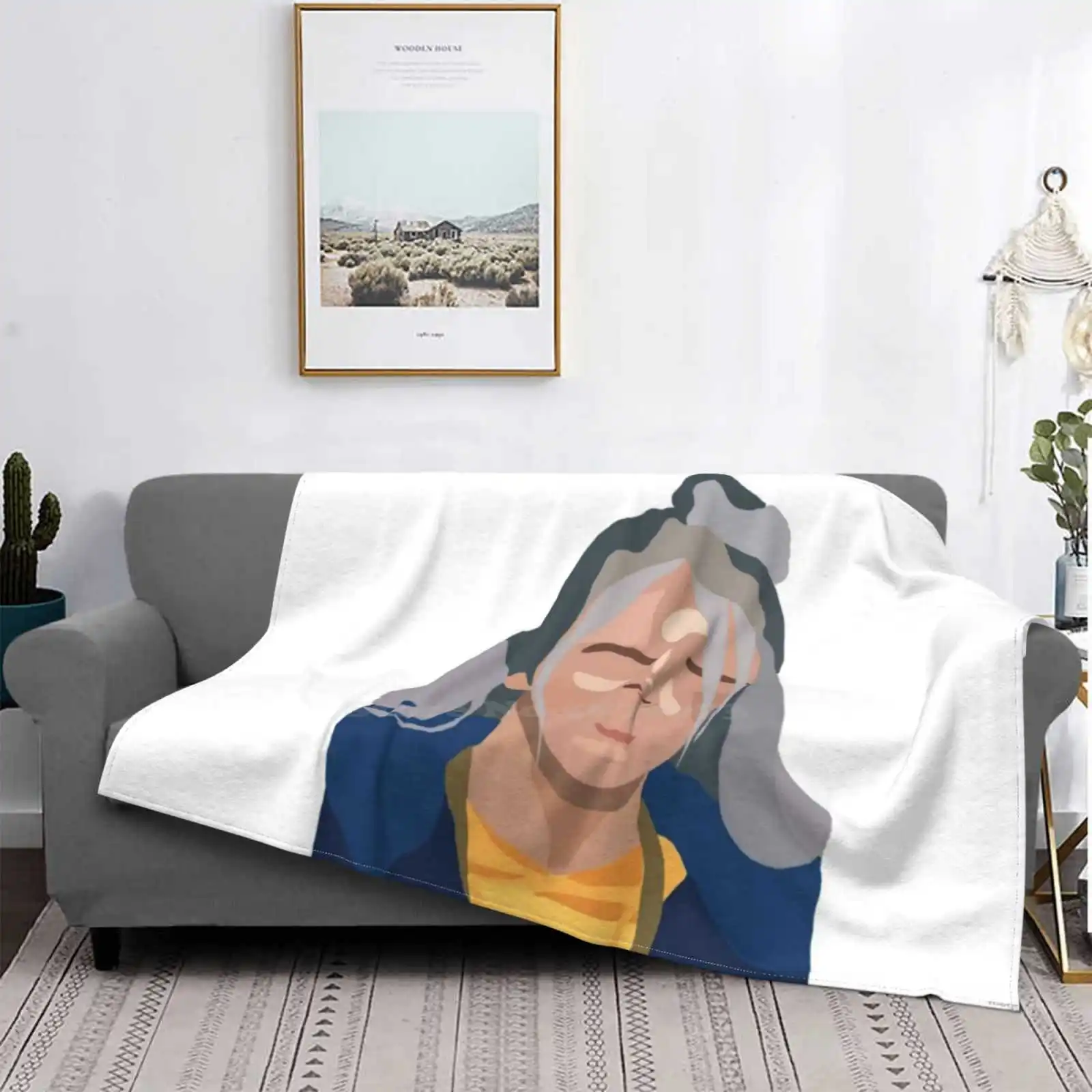 

Мягкое фланелевое одеяло с принтом на заказ