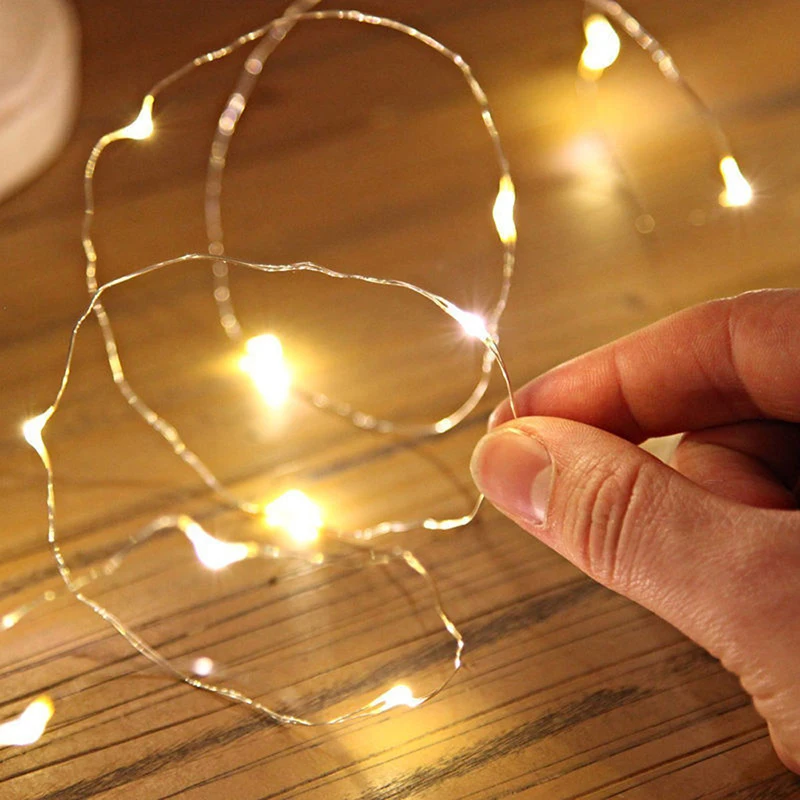 

1M Battery Operated String Fairy Light 10 LED Xmas Light Party Wedding Lamp