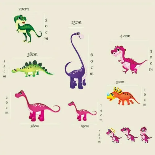 Наклейки на стену Животные Динозавр ДЖУНГЛИ зоопарк Сова Дерево питомник