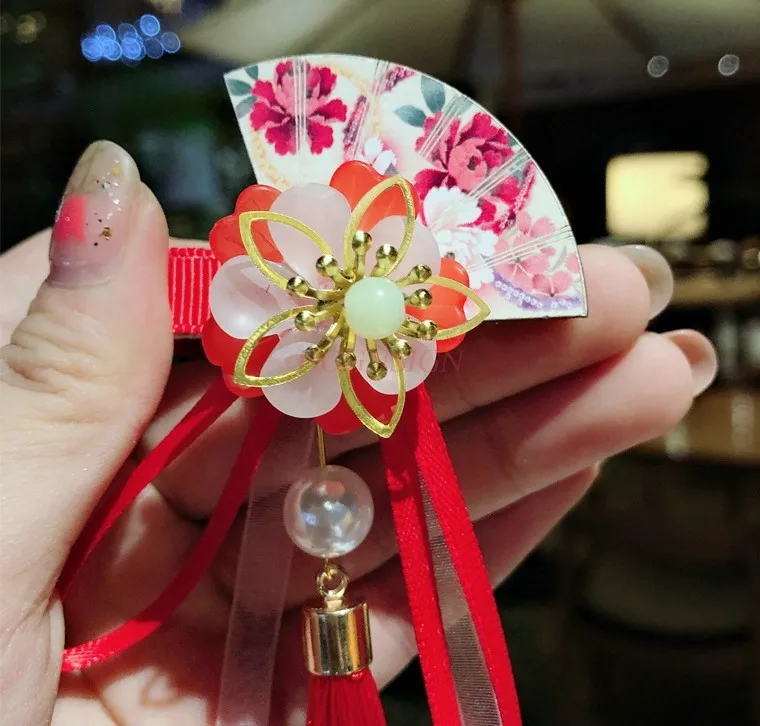 Заколка для волос в старинном стиле аксессуары китайском Hanfu головной убор детей