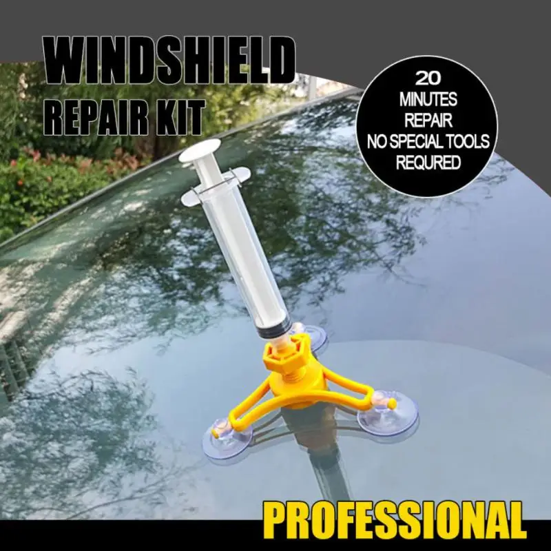 

Automotive Window Glass Repair Fluid Car Glass Crack Chip Repair Tool Nano