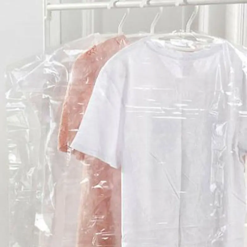 

20 x Dress Clothes Garment Suit Cover Bags Dustproof Storage Plastic Protector