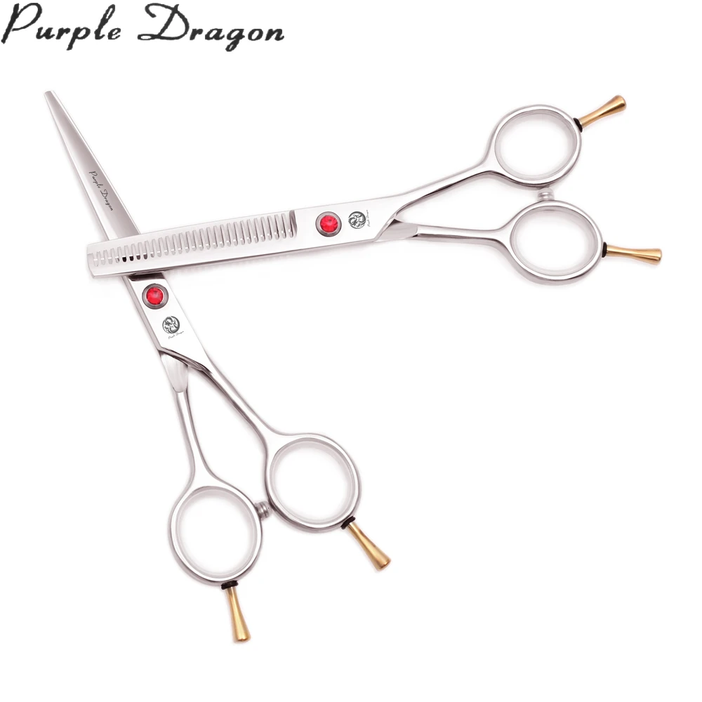 Ножницы для филировки 5 дюйма набор из японских стальных ножниц с фиолетовым