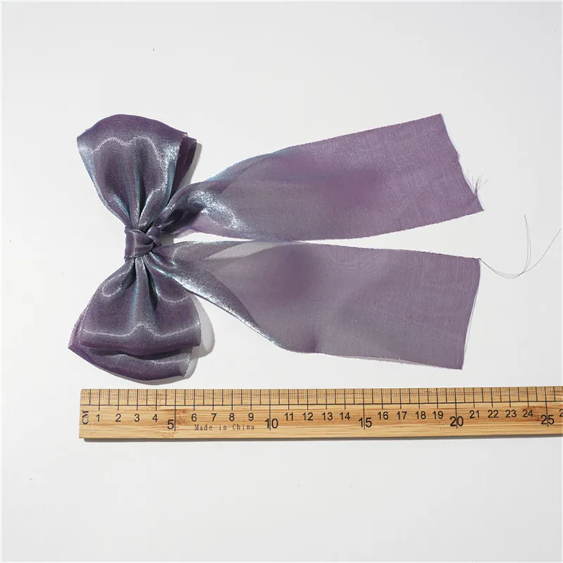 

Fashion Yarn Ribbon Bow Barrettes Women Shiny Trendy Hairpin Casual Hair Accessories Duckbill Clips