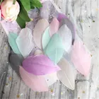 Натуральные гусиные перья, 4-8 см, разноцветные лебединые перья, шлейф для украшения дома, рукоделие, свадебные украшения