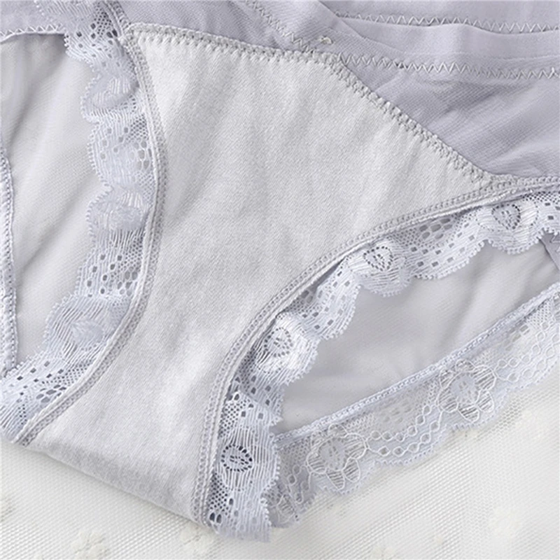 

Women Underwear Ladies Briefs Sexy Lace Cotton Women's Panties Women Briefs Soft Breathable Transparent Lady Summer G-string