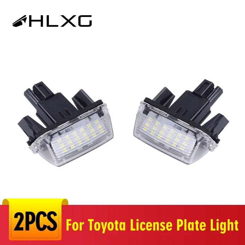 12V светодиодный задний фонарь номер номерной знак светильник лампы для Toyota Corolla