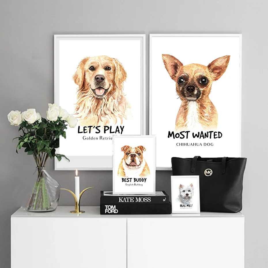 

Скандинавский холст без рамки, художественные краски, настенные наклейки, HD печать, обои, декор для гостиной, декор детской комнаты, милые ка...