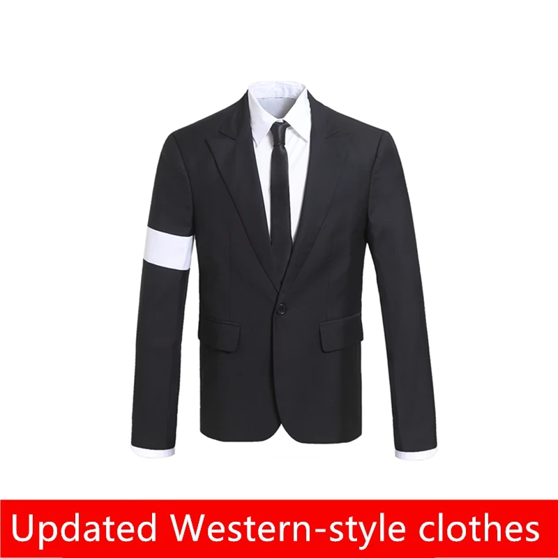 Хорошее качество MJ Майкл Джексон Косплей опасный современный костюм галстук