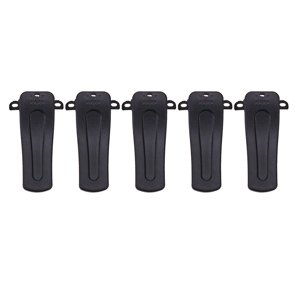 5 штук Зажим для рации Retevis H777 BaoFeng BF-666S 777S BF-888S PVC Walkie-talkie Затылочный зажим для интерфона