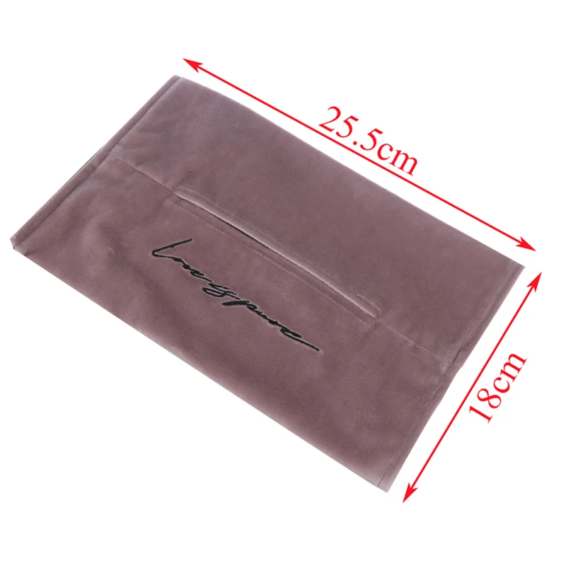 Бархатный ящик для салфеток в скандинавском стиле контейнер декоративный