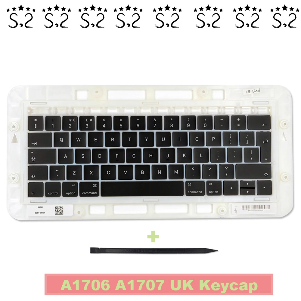 Колпачки для клавиш ноутбука Macbook Pro Retina 13 15 дюймов A1706 A1707 2016 2017 лет | Компьютеры и