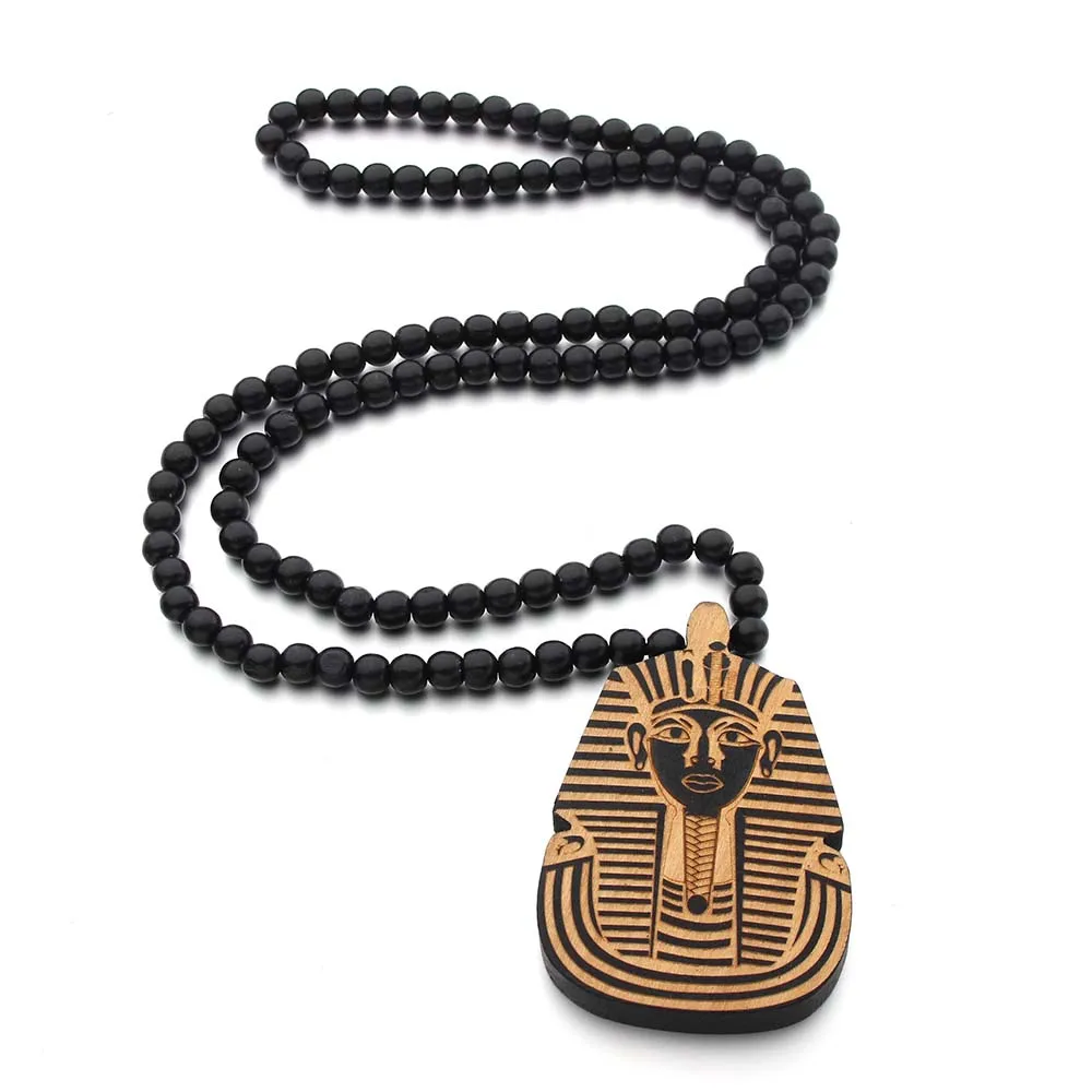 Бесплатная доставка Большая распродажа! Деревянное ожерелье в стиле хип-хоп с