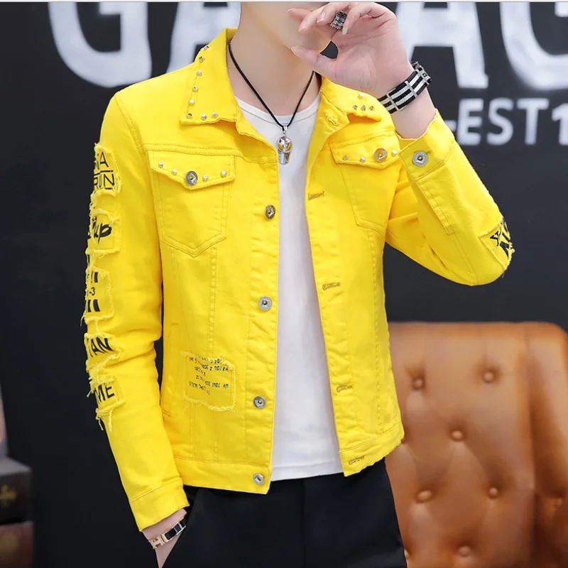 

2020 New Spring and Autumn Denim Jacket Men Trend Fashion Personality Wild Jacket Men's Summer High-quality Slim Casual Jacket