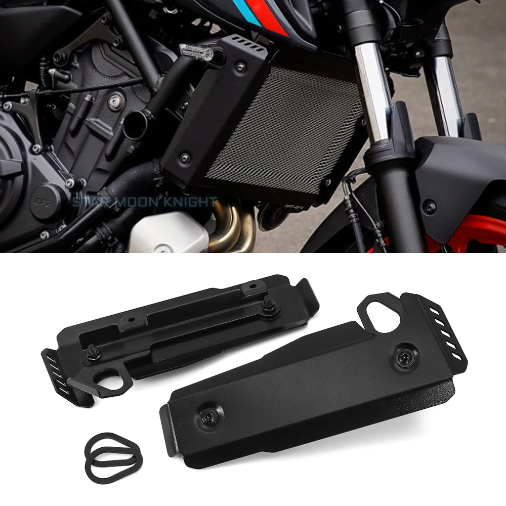 

Motorcycle Accessories MT-07 MT FZ 07 Radiator Grille Side Cover Guard Protector For Yamaha MT07 FZ07 FZ-07 2018 2019 2020 2021