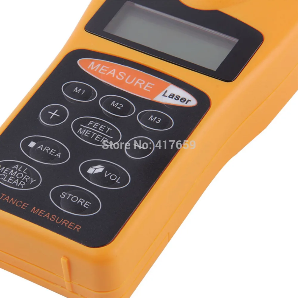 Professional Durable CP-3007 Ultrasonic Distance Measure Laser Designator Point Rangefinder LCD Night Light Backlight Hot Sale |
