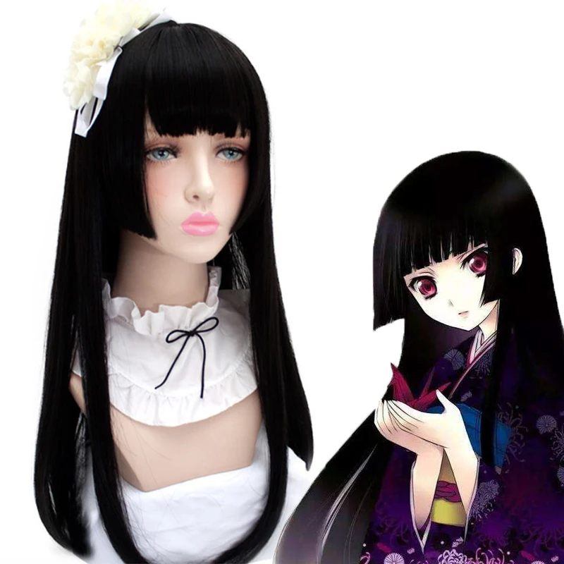 Парик женский термостойкий синтетический для косплея Модный с рисунком аниме