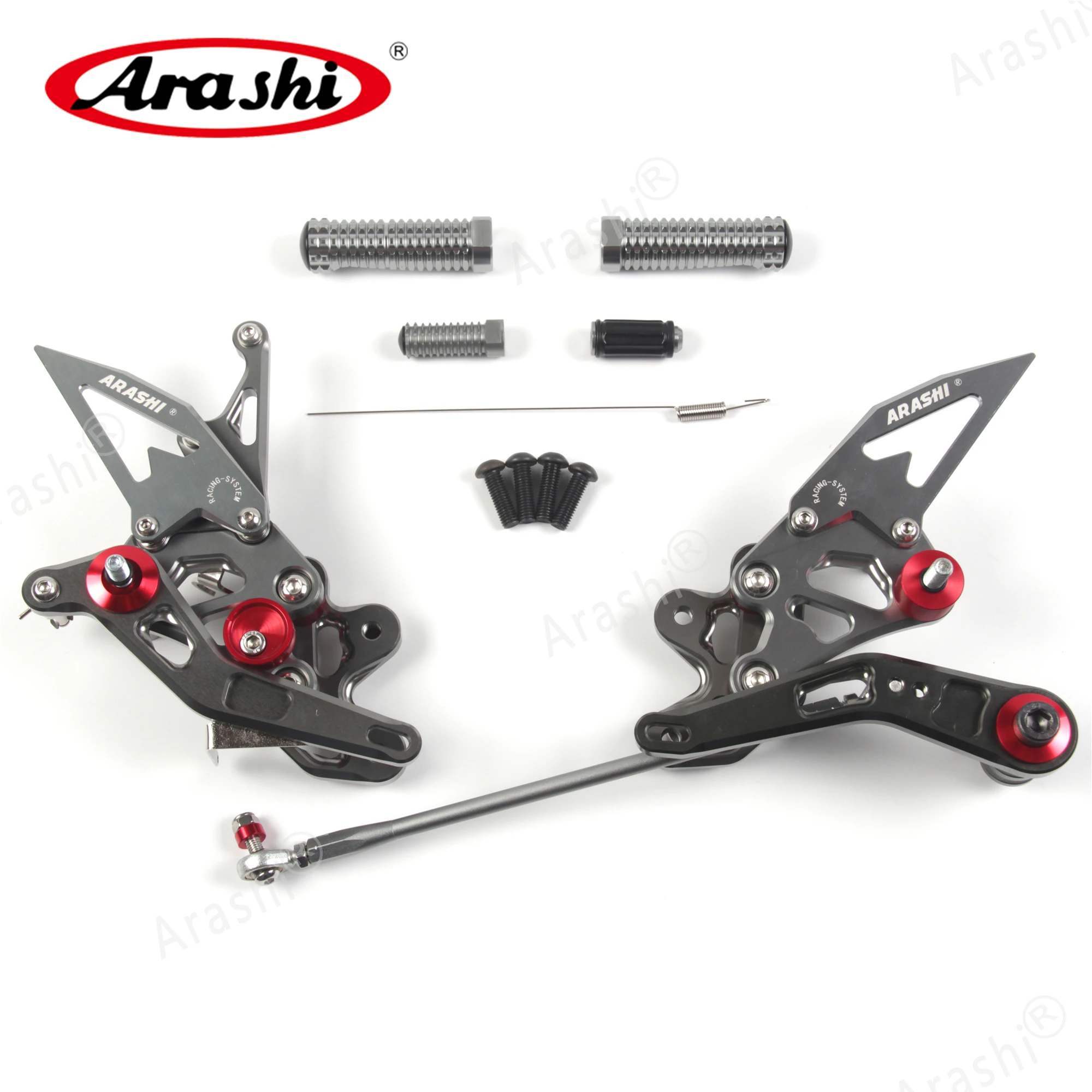 Араши мотоцикла для ног Rearset SUZUKI GSXR GSX-R 600 750 2006 2007 2008 2009 2010 GSX750R CNC регулируемый езды