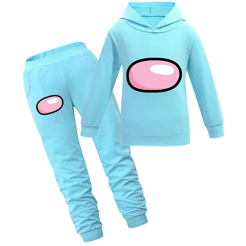

New Game Among us Hoodie Pants 2pcs Set Kids Clothing Sets Children 2-16 Years Suit for Boys GirlsTracksuit Fall Fashion Clothes