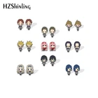 Серьги-гвоздики Zero two, 2021 эпоксидные, серьги из акриловой смолы, для девочек, новинка ювелирные подарки ручной работы