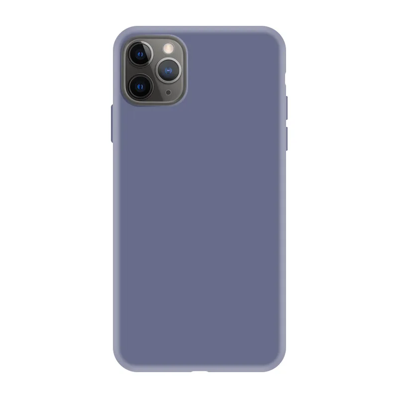 Разноцветный Мягкий чехол из жидкого силикона для Apple iPhone 11 Pro Max нетоксичный без