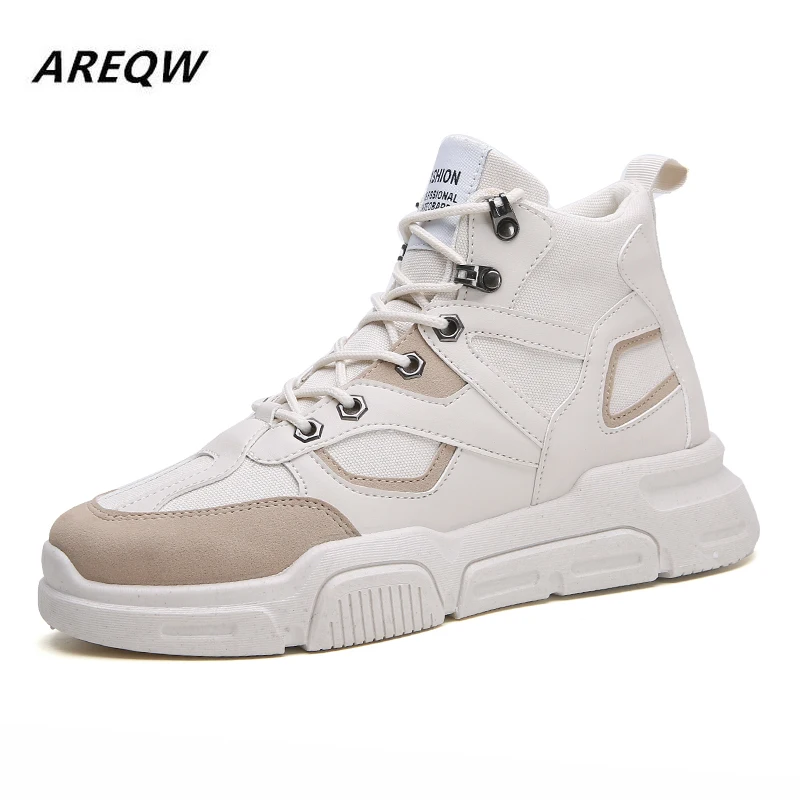 Ботинки martin в британском стиле модные мужские ботинки из искусственной кожи