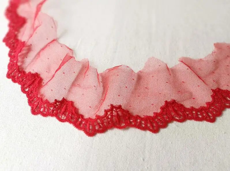 3 метра Лидер продаж ажурная кружевная отделка красного синего черного