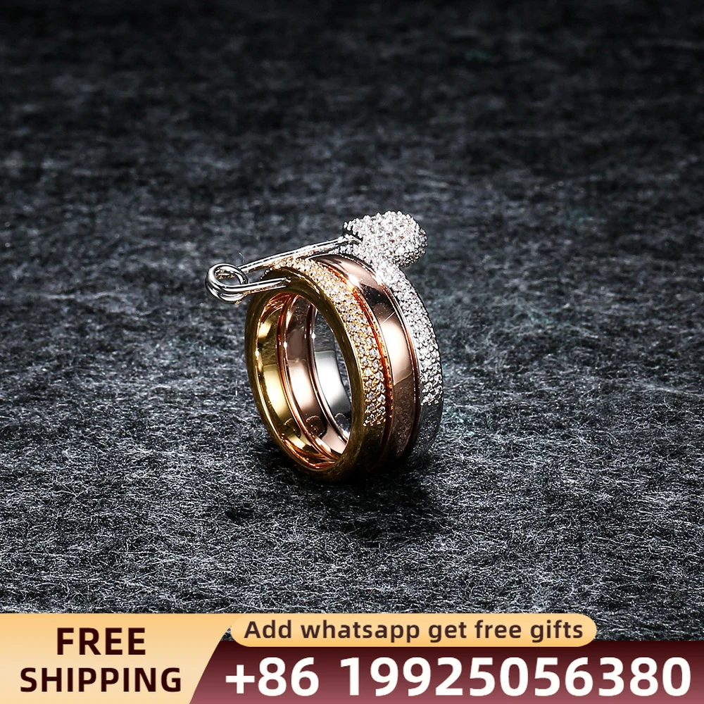 

Fashion Monaco Ring S925 Sterling Silver Couple Gift