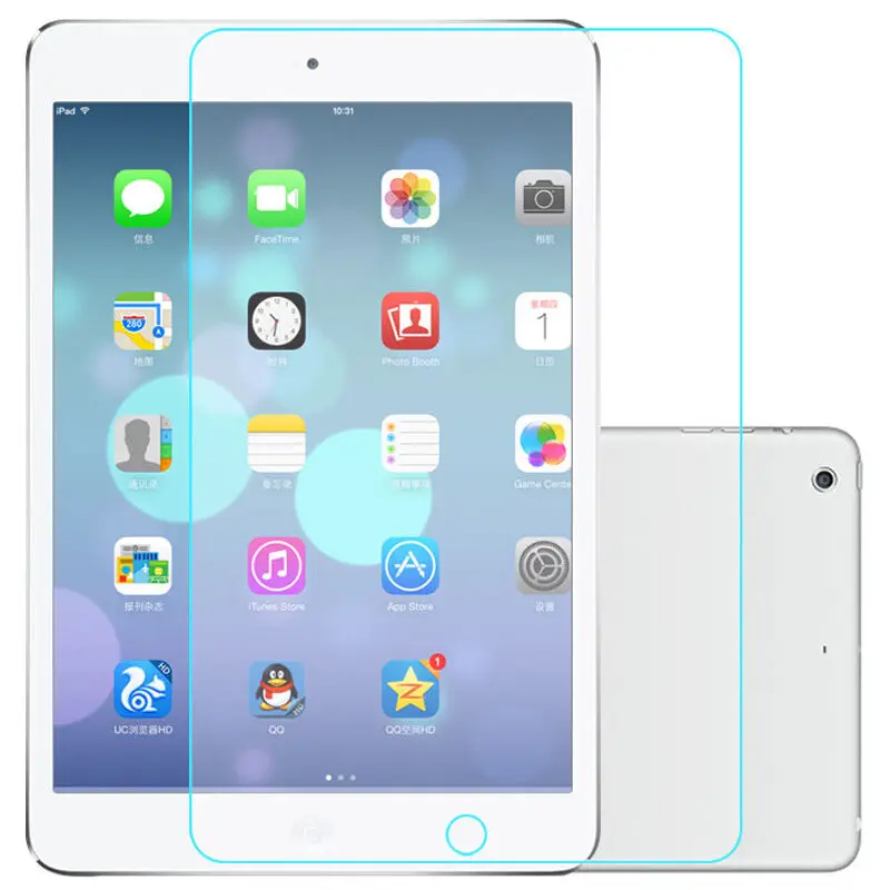 

9H Premium Tempered Glass Screen Protector Film For iPad mini 1 2 3 Anti Dust 9H Anti-Glare Scratch Tempered Glass Film Protecto