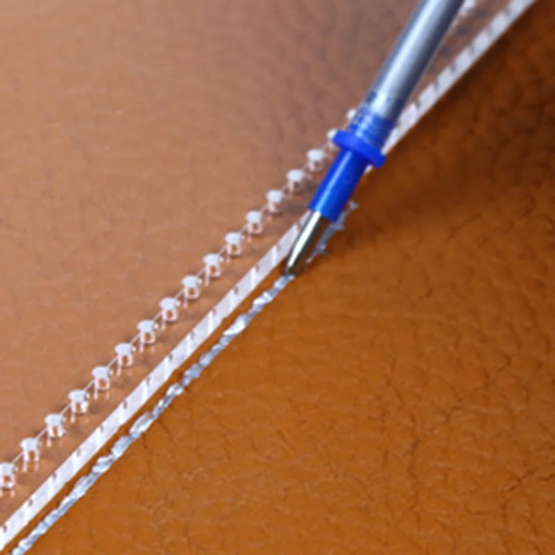 Сделай Сам ручной работы Кожа ремесло Акриловый Бизнес держатель для карт Шаблон