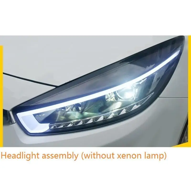MODEL T Бегущие Neblineros боковые поворотники Drl наружные Luces Led Para Автомобильные фары в сборе 15 для Chevrolet Cruze - Цвет: MODEL T