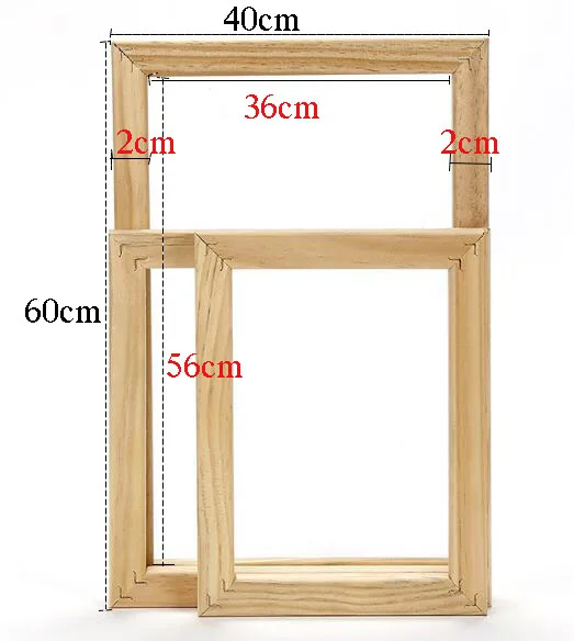 Diy outter деревянная рамка необработанные деревянные носилки diy картина маслом Алмазная мозаика Толстая деревянная рамка Настенная картина рамка для картины