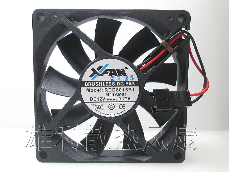 

Новый RDD8015B1-N41AM01 12V 0.27A 8 см 8015 2 провода видео-телефон двери защиты электродвигателя Вентилятор охлаждения