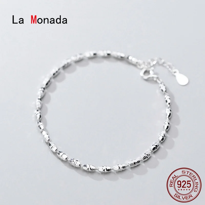 Женский серебряный браслет La Monada Beans серебро 925 пробы ювелирные изделия из