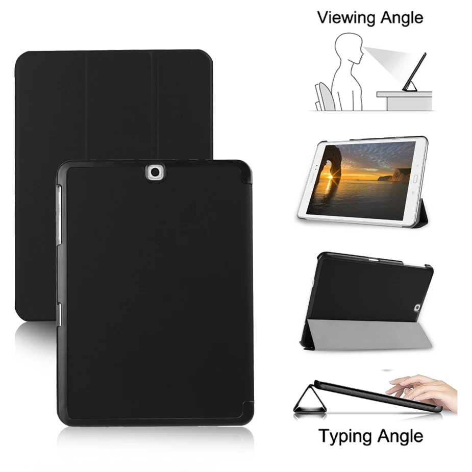 Новый чехол из искусственной кожи для Samsung Galaxy Tab S2 9 7 T810 T813 T815 T819 дюймов планшета