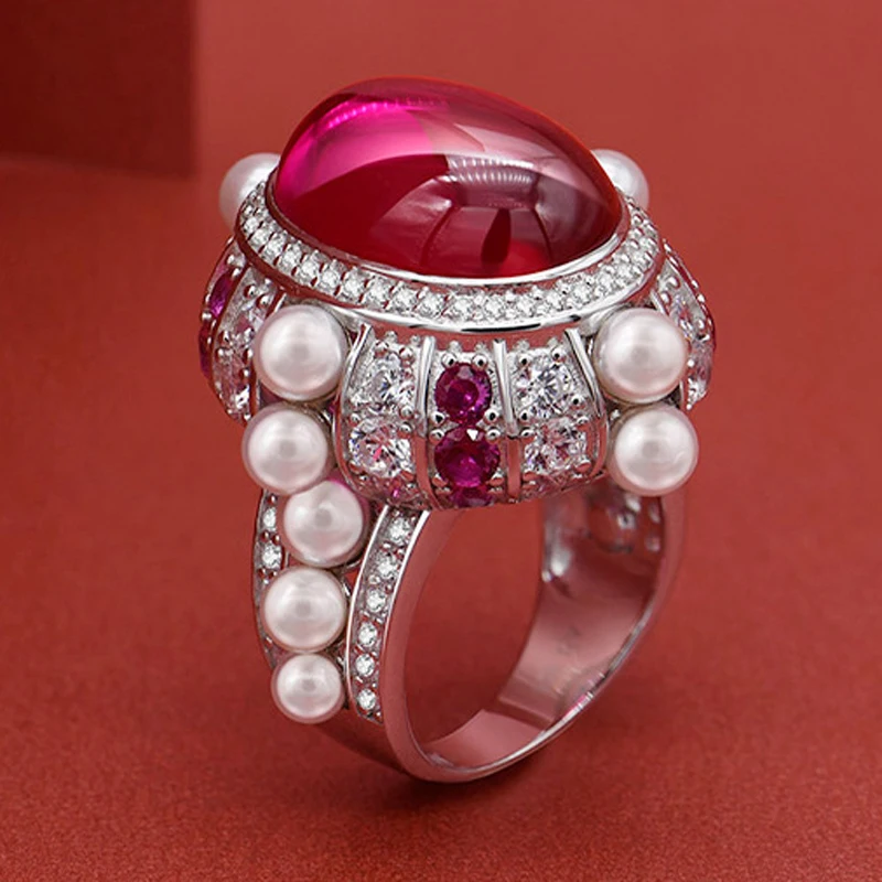 Женские свадебные кольца OEVAS из стерлингового серебра 925 пробы 20 5 карат корунда