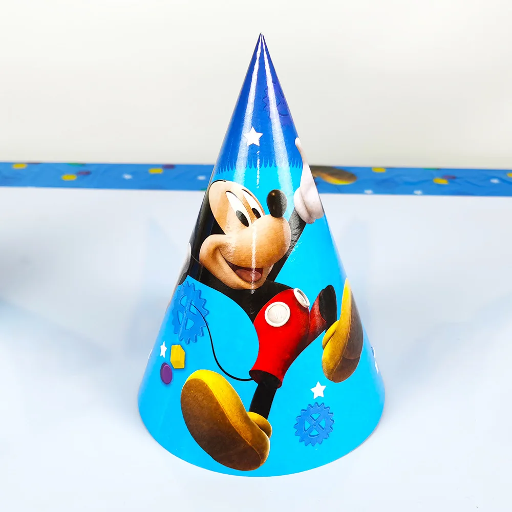 

Mickey Mouse Theme Kids Birthday Party Decorations Cup Plate Pennant Balloon Disposable Tableware Baby Shower Party Supplies
