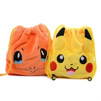 cartoons bundle pocket pokemon backpack gym sport fitness foldable shop pocket hiking camping pouch beach swimming bag