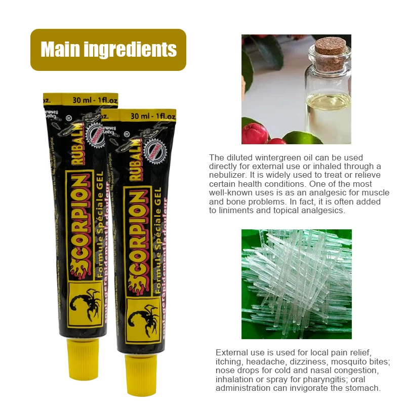 

10Pcs 30G Scorpion Venom Ointment Powerful Efficient Pain Relief Muscle Pain Rheumatism Arthritis Neuralgia Acid Stasis Cream