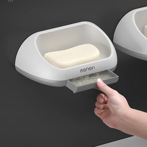 Настенный держатель для мыла, полка для ванной, душевая мыльница, ящик для хранения сливных кастрюль с контейнером для дома, аксессуары для ванной комнаты, наборы для ванной аксессуары для ванной